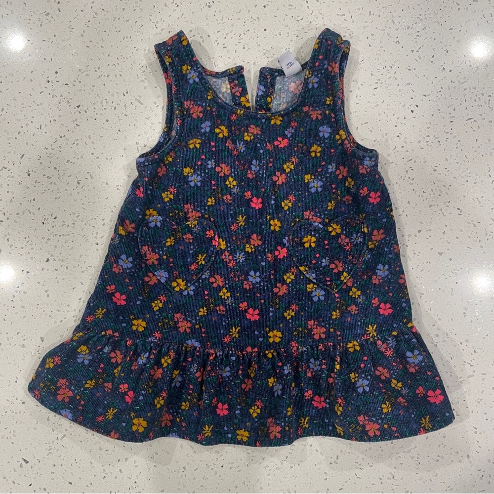 Old Navy Blue Floral Jumper